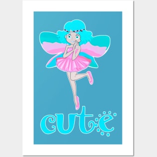 Cute Pixie Girl Posters and Art